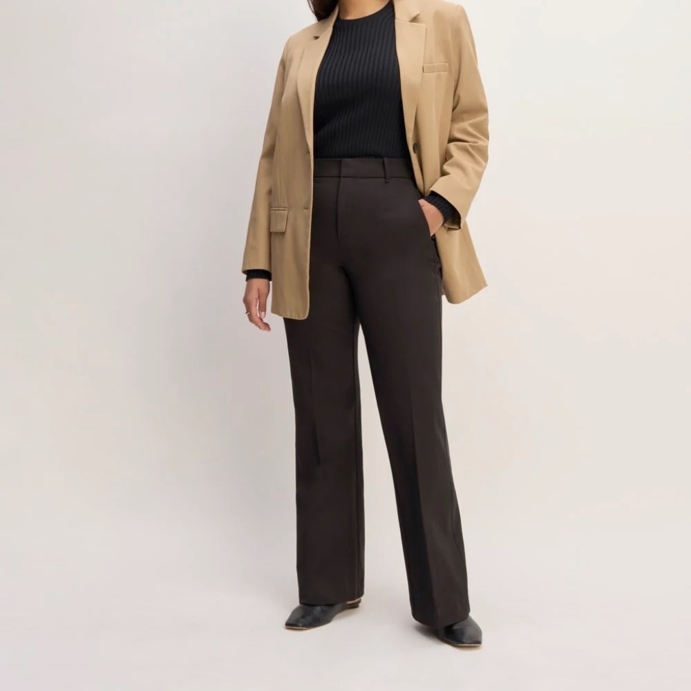 Everlane Bi-Stretch Flare Pant Black Size 8